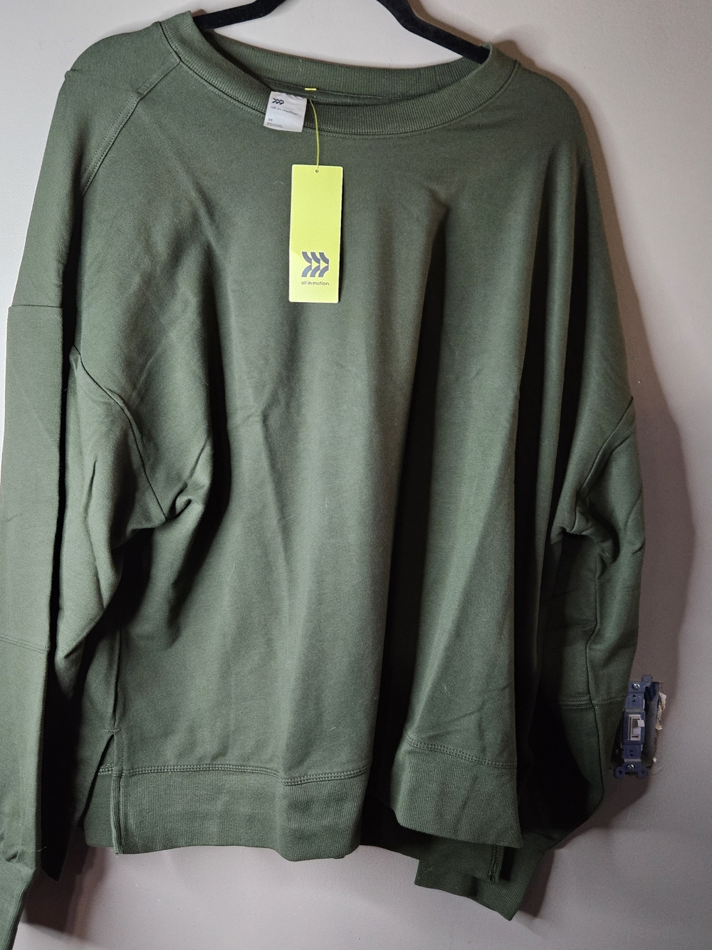 all in motion Olive Green Crewneck Sweatshirt